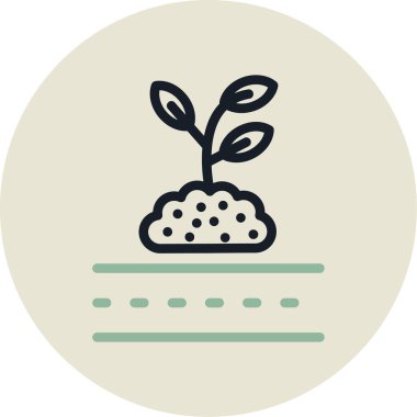 Modern simgenin vektör illüstrasyonu