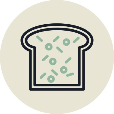 yiyecek ikonu vektör illüstrasyonu