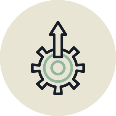 Simge vektör illüstrasyonu ayarlanıyor