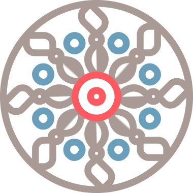 Noel çelenk kutsal kişilerin resmi, vektör çizim