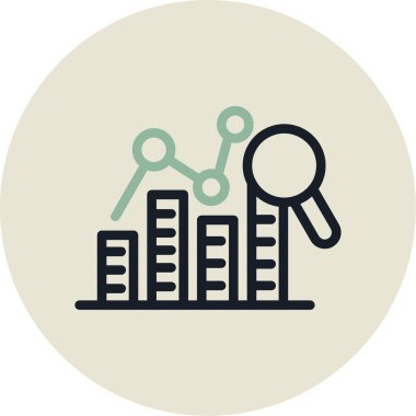 Seo simgesinin vektör illüstrasyonu