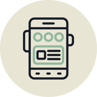 seo modern simgesinin vektör illüstrasyonu