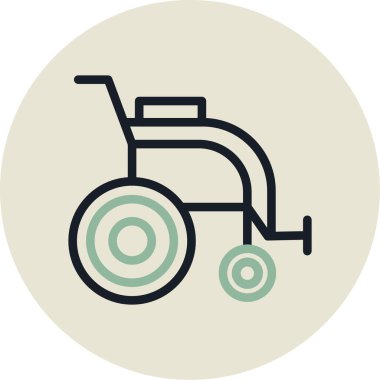 el arabası simgesi vektör illüstrasyonu