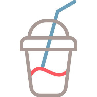 içki web simgesi, basit vektör illüstrasyonu