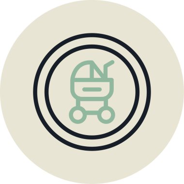 Bir kamyon simgesinin vektör çizimi