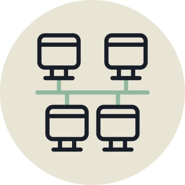 seo modern simgesinin vektör illüstrasyonu