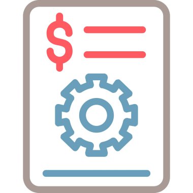 Teçhizat Web simgesi basit illüstrasyon