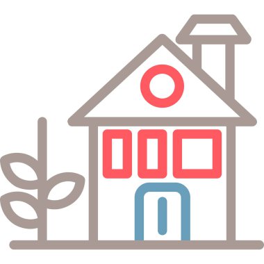 Eve. Web simgesi basit tasarım