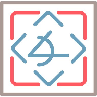 Modern b 'nin vektör illüstrasyonu eksik simgesi