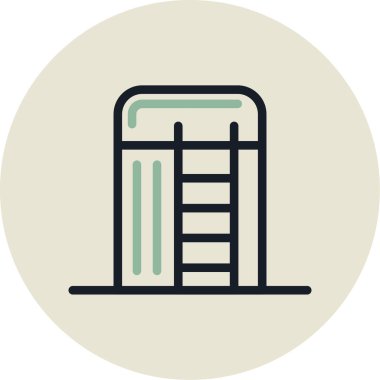 Modern simgenin vektör illüstrasyonu