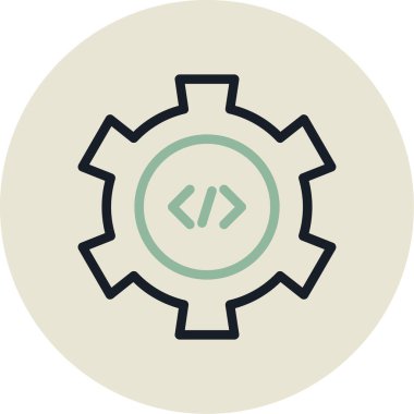 Ayarlama. Web simgesi basit illüstrasyon