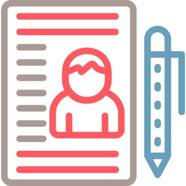 Bir kalem ve kitabın vektör resimlemesi