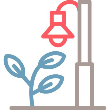 Bitki simgesi. Vektör çizim