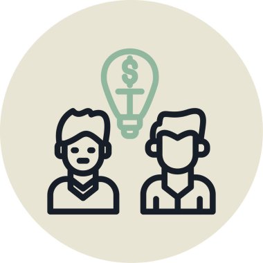 iş simgesi vektör illüstrasyonu