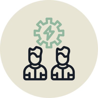 Modern simgenin vektör illüstrasyonu