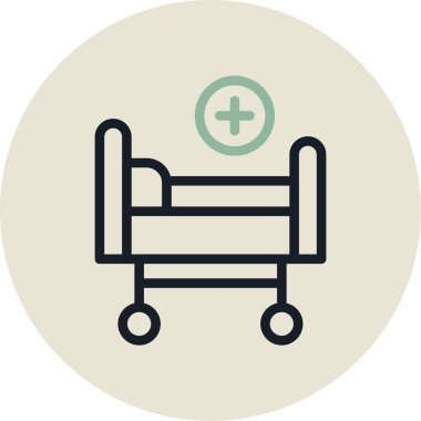 Hastane Simgesi Vektör İllüstrasyonu