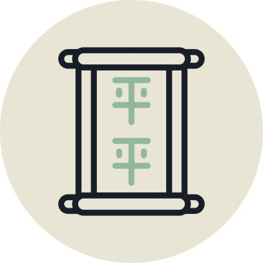 Modern eğitim ikonunun vektör illüstrasyonu