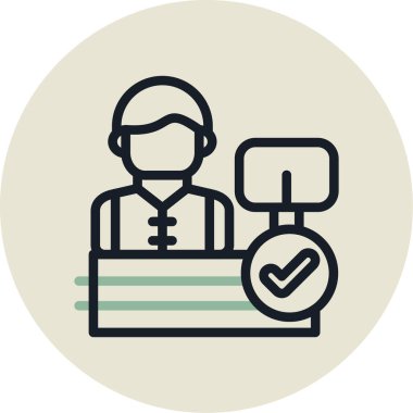 Maskeli bir kadının vektör çizimi