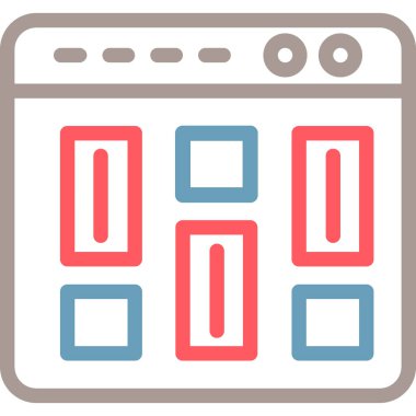 seo modern simgesinin vektör illüstrasyonu