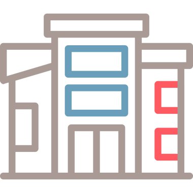 yapı yapı ikonu ana hatları biçiminde