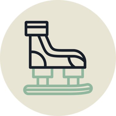 kaykay simgesi, vektör illüstrasyonu