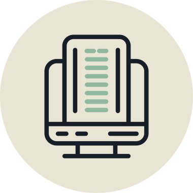 Bilgisayar. Web simgesi basit illüstrasyon