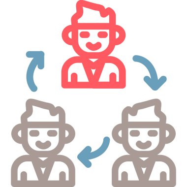 Şapkalı bir adamın vektör çizimi