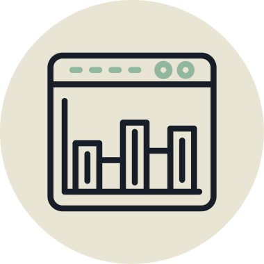 Bina. Web simgesi basit illüstrasyon