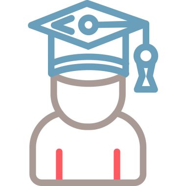 Eğitim simgesi vektör illüstrasyonu