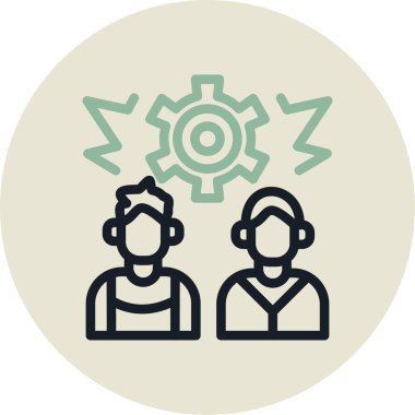 seo modern simgesinin vektör illüstrasyonu