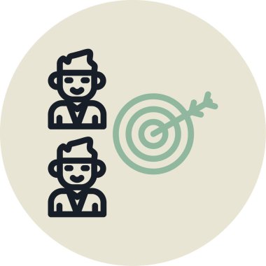 seo modern simgesinin vektör illüstrasyonu