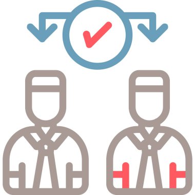 İnsan simgesinin vektör illüstrasyonu