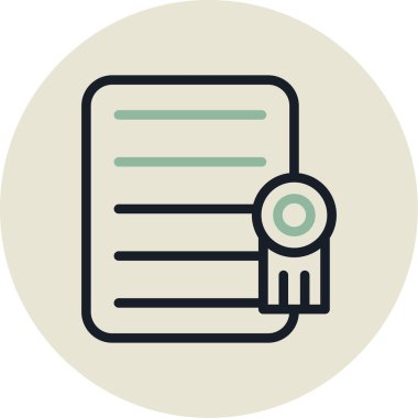 Web ve mobil renk vektörü simgesi