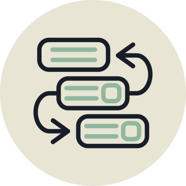 seo modern simgesinin vektör illüstrasyonu