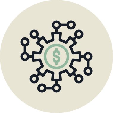 seo modern simgesinin vektör illüstrasyonu