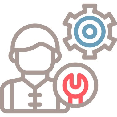 gear icon. simple illustration