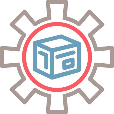 kutu vektörü basit illüstrasyon