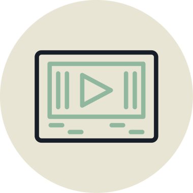 Dizüstü bilgisayar simgesi vektör çizimi