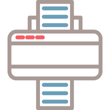 Veritabanı sunucu vektör simgesi