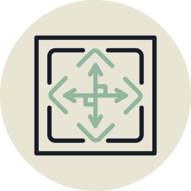 Bir web simgesinin vektör illüstrasyonu