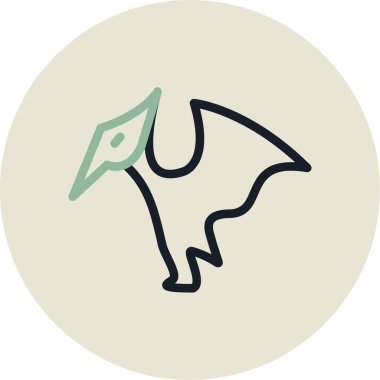 Hayvan. Web simgesi basit illüstrasyon