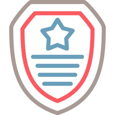 Rozet rozet simgesi taslak biçimi