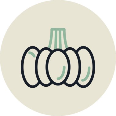 Cadılar Bayramı balkabağı, illüstrasyon, vektör, beyaz arka planda.