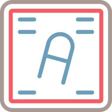 Modern bir simgenin vektör illüstrasyonu