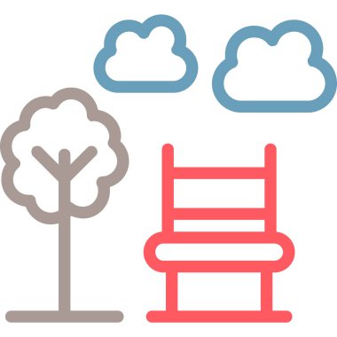 Yedek kulübesi Web simgesi basit tasarım