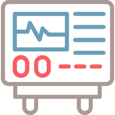 Rapor simgesi, vektör illüstrasyonu