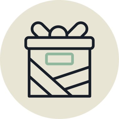 kutu hediye hediye vektörü