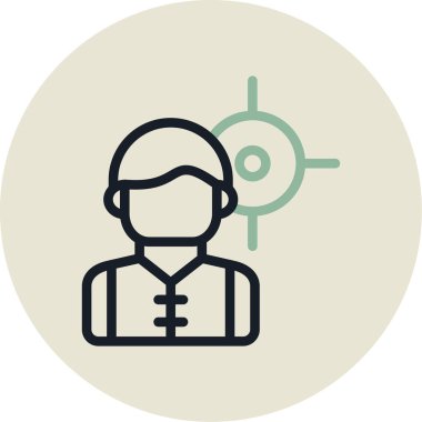 seo modern simgesinin vektör illüstrasyonu