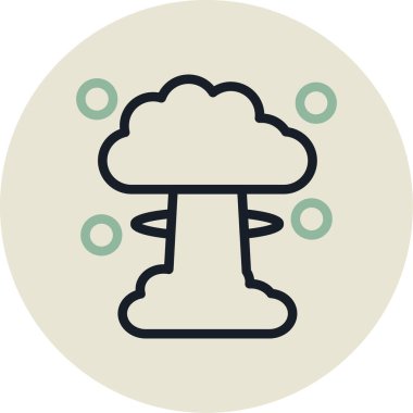 bulut simgesi, vektör illüstrasyonu