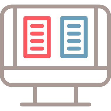 Web simgesi, vektör illüstrasyonu